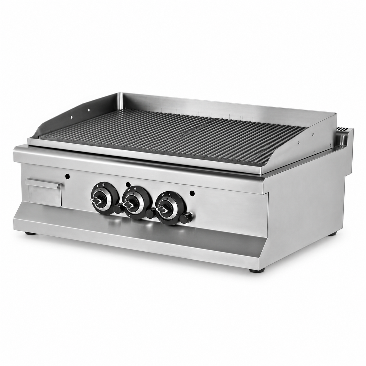 MRG.6IG031 - Rekonstruierte Illustration: gerillte Grillplatte