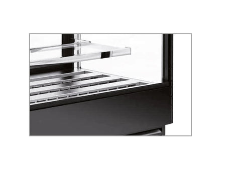 Body black stainless steel, black shiny mirror