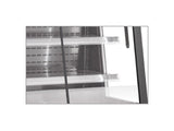 Adjustable and tiltable shelves