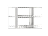 Stainless steel AISI 304 wire shelves