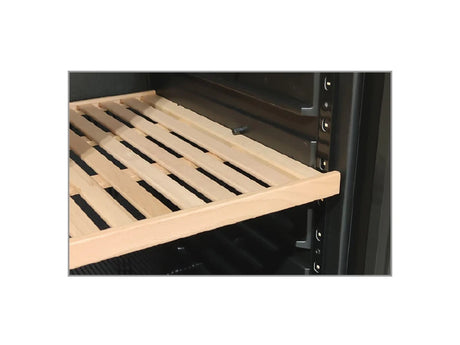 mensole in legno – optional (lato vini)