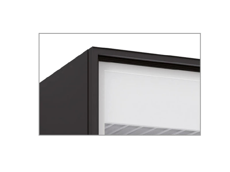 Porte intégrale en verre sans cadre
