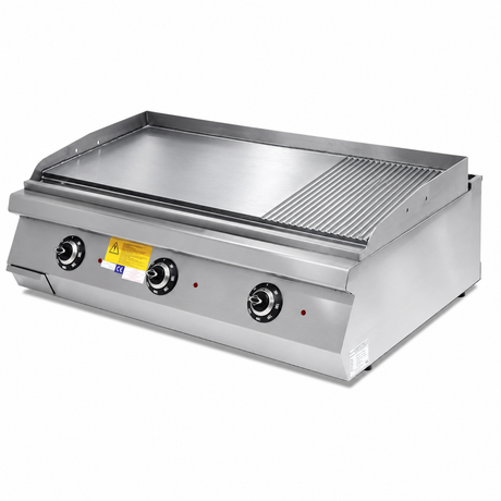 MRG.PLS.7IE032-K - Reconstructed illustration: smooth and ribbed griddle; indicative surface allocation
