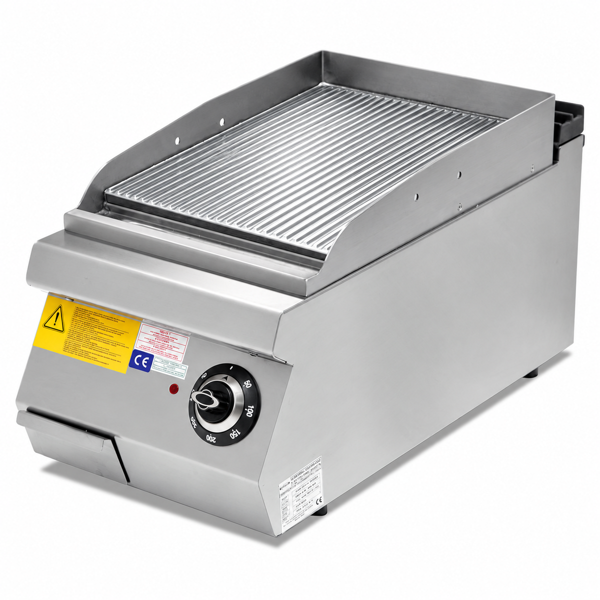 MRG.PLS.9IE011-K - Rekonstruierte Illustration: gerillte Grillplatte