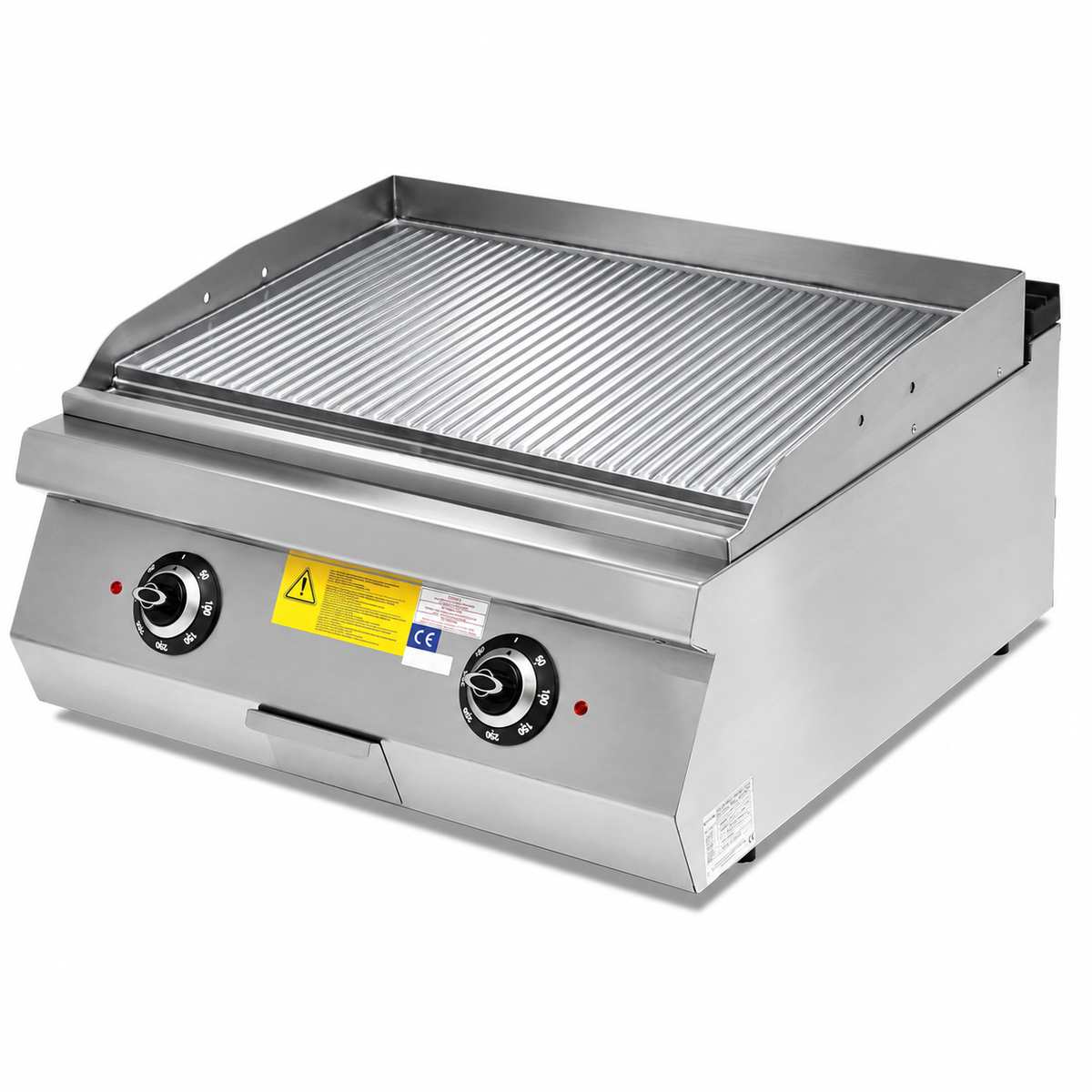 MRG.PLS.9IE021-K - Rekonstruierte Illustration: gerillte Grillplatte