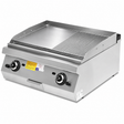 MRG.PLS.9IG022-K - Rekonstruierte Illustration: glatte und gerillte Grillplatte; Aufteilung nur schematisch