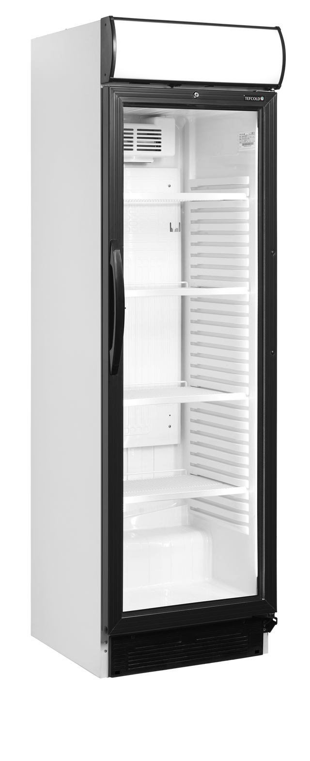 Getränkekühlschrank – 1 Glastür – 345 L – 595×640×1980 mm – Weiß – +2 bis +12 °C
