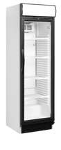 Getränkekühlschrank – 1 Glastür – 345 L – 595×640×1980 mm – Weiß – +2 bis +12 °C