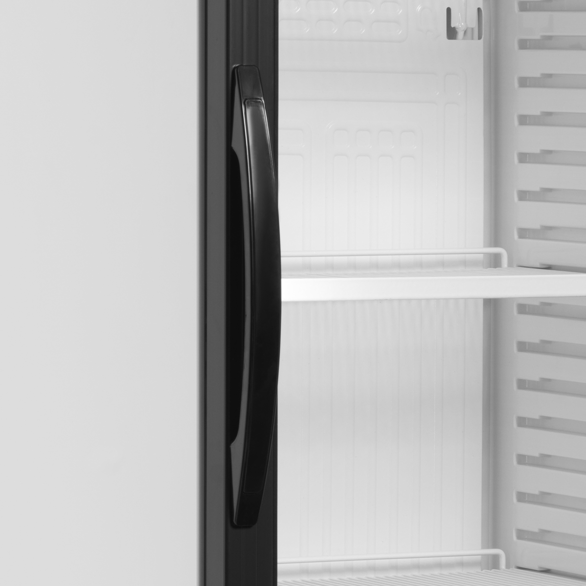 Getränkekühlschrank – 1 Glastür – 345 L – 595×640×1980 mm – Weiß – +2 bis +12 °C - Ansicht 5