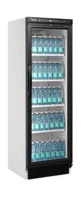 Getränkekühlschrank – 1 Glastür – 219 L – 595×600×1840 mm – Weiß – +2 bis +12 °C - Weitere Ansicht
