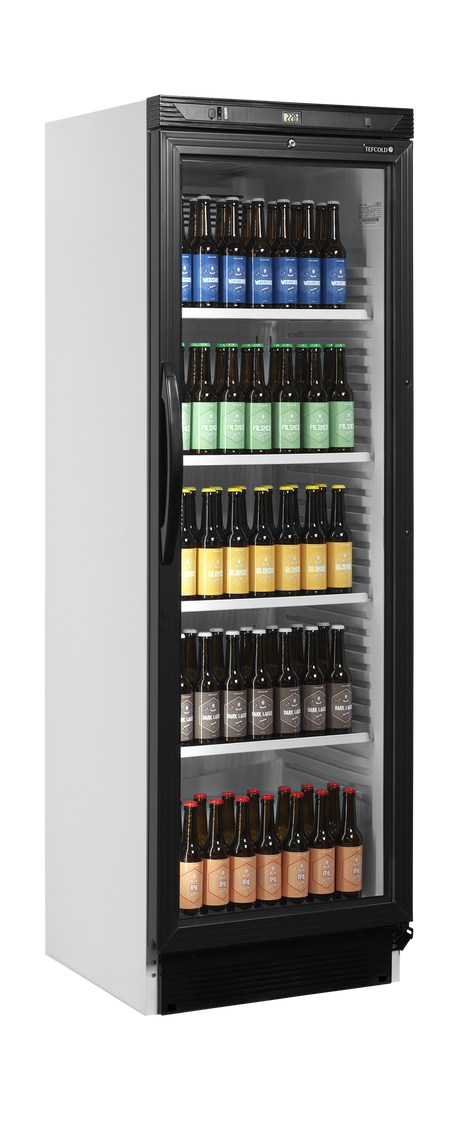 Getränkekühlschrank – 1 Glastür – 219 L – 595×600×1840 mm – Weiß – +2 bis +12 °C - Anwendungsbeispiel