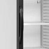 Getränkekühlschrank – 1 Glastür – 219 L – 595×600×1840 mm – Weiß – +2 bis +12 °C - Detail