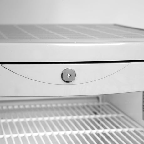 Getränkekühlschrank – 1 Glastür – 105 L – 503×567×850 mm – Weiß – +2 bis +10 °C - Detail