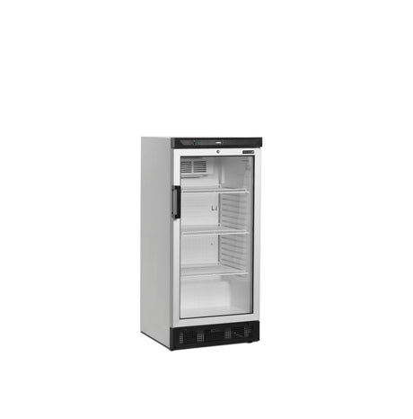 Getränkekühlschrank – 1 Glastür – 190 L – 595×640×1315 mm – Weiß – +2 bis +12 °C - Produktansicht