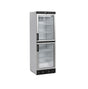Getränkekühlschrank – 2 Glastüren – 345 L – 595×640×1840 mm – Weiß – +2 bis +12 °C - Produktansicht