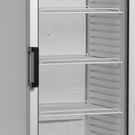 Getränkekühlschrank – 1 Glastür – 347 L – 595×640×1980 mm – Weiß – +2 bis +12 °C - Detail
