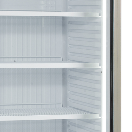 Getränkekühlschrank – 1 Glastür – 301 L – 680×655×2096 mm – Weiß – +2 bis +12 °C - Detail