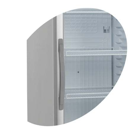Getränkekühlschrank – 1 Glastür – 347 L – 595×640×1840 mm – Weiß – +2 bis +10 °C - Detail