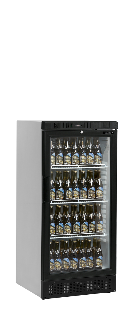 Getränkekühlschrank – 1 Glastür – 190 L – 595×640×1315 mm – Weiß – +2 bis +10 °C - Innenansicht