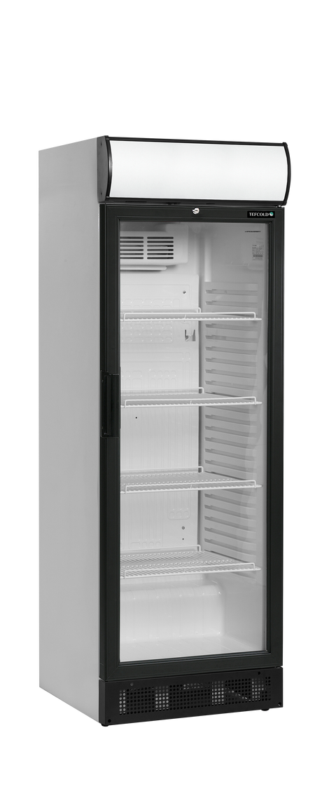 Getränkekühlschrank – 1 Glastür – 260 L – 595×640×1775 mm – Weiß – +2 bis +10 °C - Produktansicht