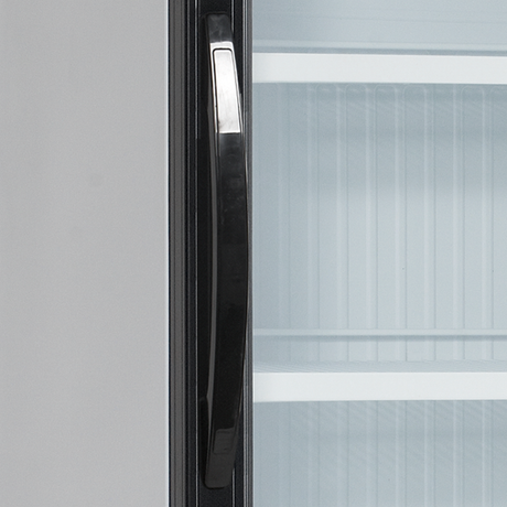 Getränkekühlschrank – 1 Glastür – 374 L – 680×655×2090 mm – Weiß – +2 bis +10 °C - Detail
