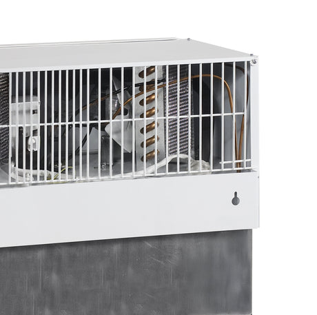 Tisch-Getränkekühlschrank – 2 Glasschiebetüren – 60 L – 655×390×930 mm – Weiß - Detail