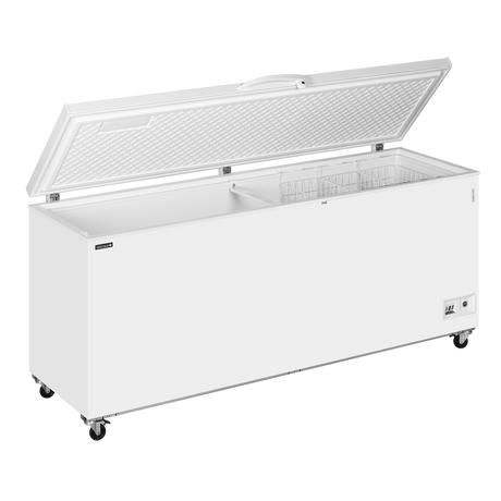 Gewerbegefriertruhe – 600 L – 2060×716×903 mm – Weiß - Innenansicht