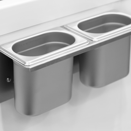 Speiseeisvitrine – 264 L – 1341×723×1253 mm – Weiß - Weitere Ansicht