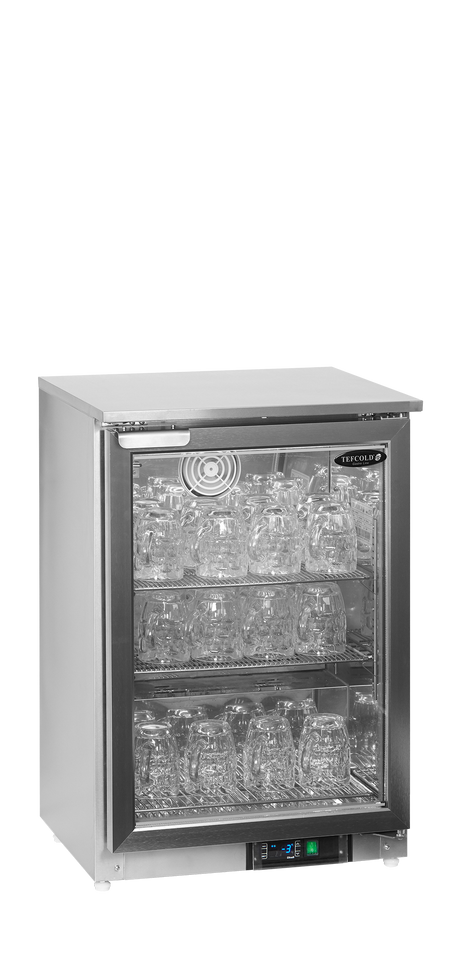Gläserfroster – 1 Glastür – 79 L – 595×525×875 mm – Edelstahl - Anwendungsbeispiel