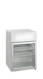 Tisch-Gefriervitrine – 1 Glastür – 113 L – 610×555×890 mm – Weiß - Produktansicht