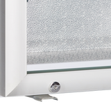 Tisch-Gefriervitrine – 1 Glastür – 113 L – 610×555×890 mm – Weiß - Detail