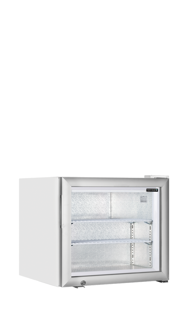 Tisch-Gefriervitrine – 1 Glastür – 48 L – 570×530×520 mm – Weiß - Produktansicht