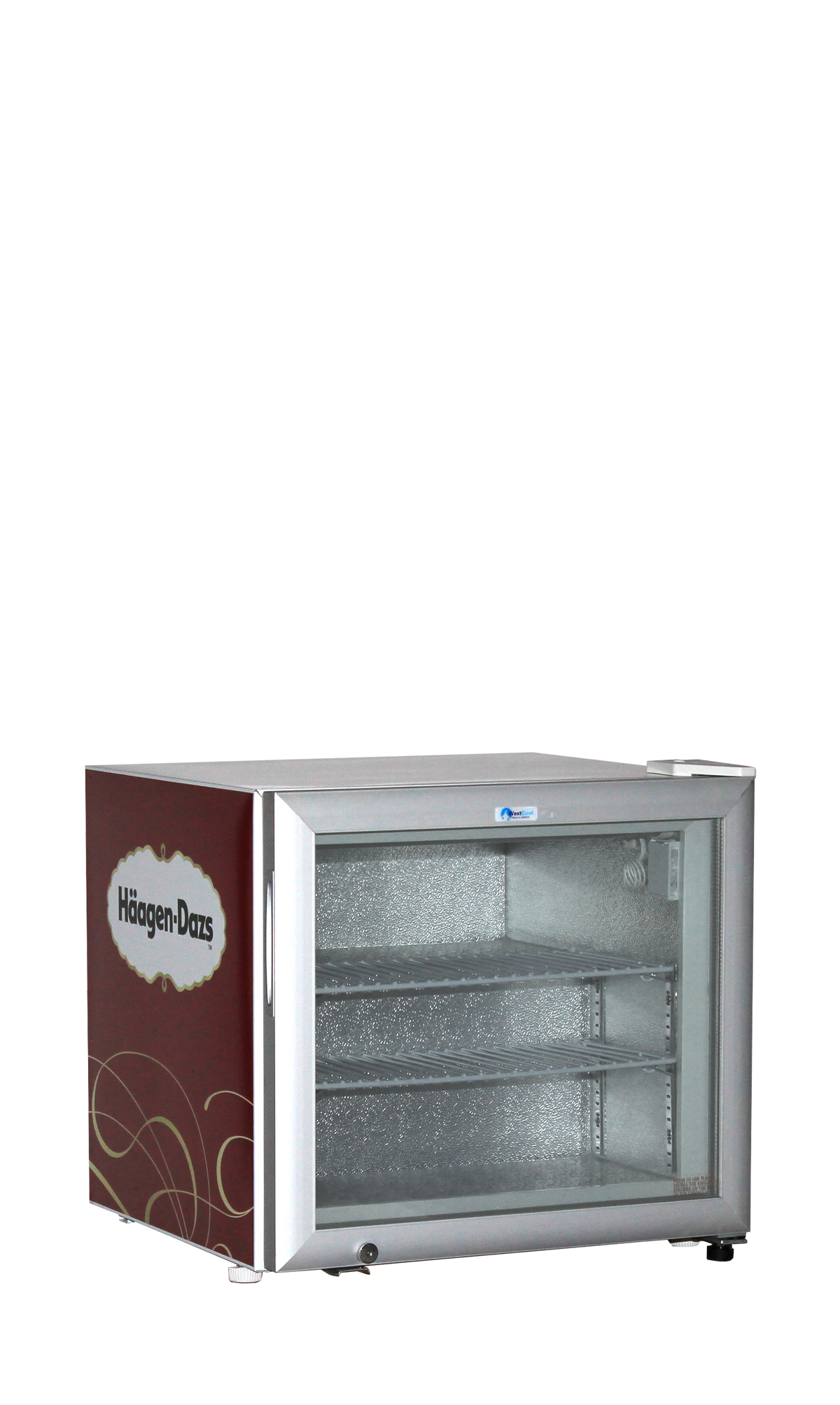 Tisch-Gefriervitrine – 1 Glastür – 48 L – 570×530×520 mm – Weiß - Weitere Ansicht