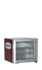 Tisch-Gefriervitrine – 1 Glastür – 48 L – 570×530×520 mm – Weiß - Weitere Ansicht