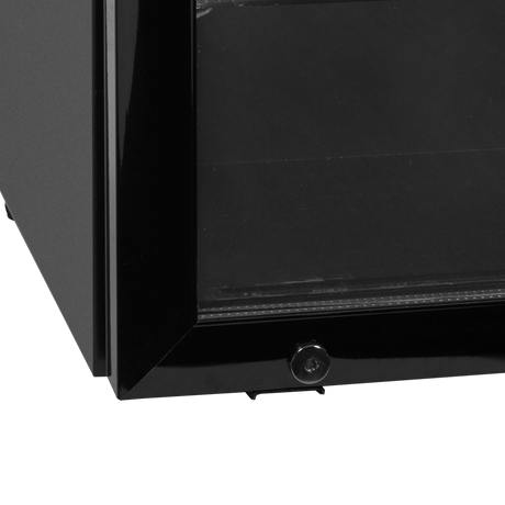 Kaviar-Kühlvitrine – 1 Glastür – 81 L – 515×542×750 mm – Schwarz - Detail