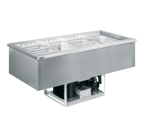 Kühlwanne – 127 L – 1456×688×636 mm – SS 304 - Weitere Ansicht
