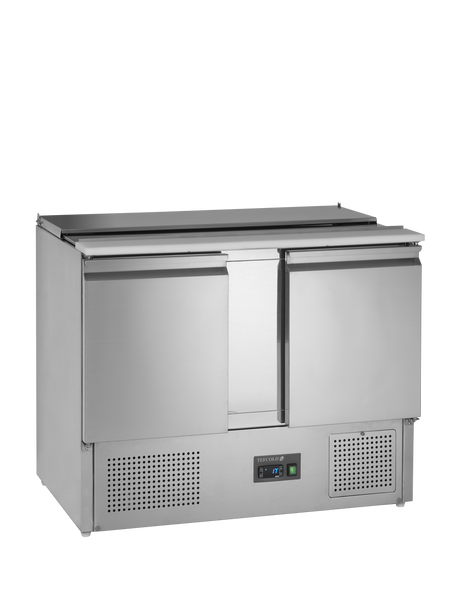 Saladette – 2 Türen – 240 L – 1045×700×877 mm – SS 304 - Produktansicht