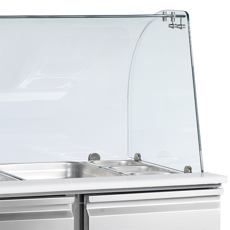 Saladette – 2 Türen – 240 L – 1045×700×877 mm – SS 304 - Detail