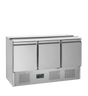 Saladette – 3 Türen – 368 L – 1365×700×877 mm – SS 304 – Mit Schneidbrett - Produktansicht