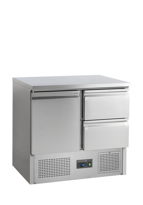 Saladette – 1 Tür – 230 L – 900×700×877 mm – SS 304 - Produktansicht