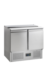 Saladette – 2 Türen – 230 L – 900×700×877 mm – SS 304 – Mit Schneidbrett - Produktansicht