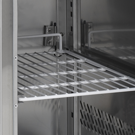 Saladette – 2 Türen – 230 L – 900×700×877 mm – SS 304 – Mit Schneidbrett - Detail