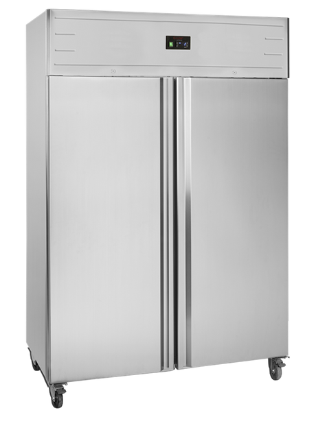 Gewerbekühlschrank – 2 Türen – 1056 L – 1340×867×1995 mm – SS 201 - Produktansicht