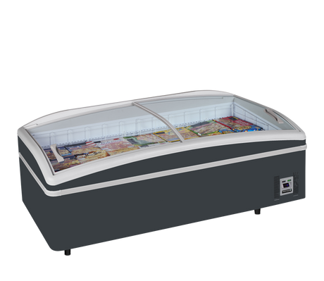 Kühl-/Gefrierinsel – 430 L – 1990×920×790 mm – Anthrazit RAL 7016 - Produktansicht