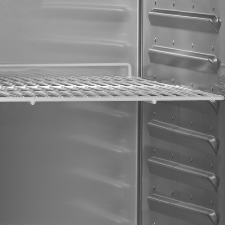 Gewerbekühlschrank – 1 Glastür – 484 L – 740×850×2010 mm – SS 304 - Detail