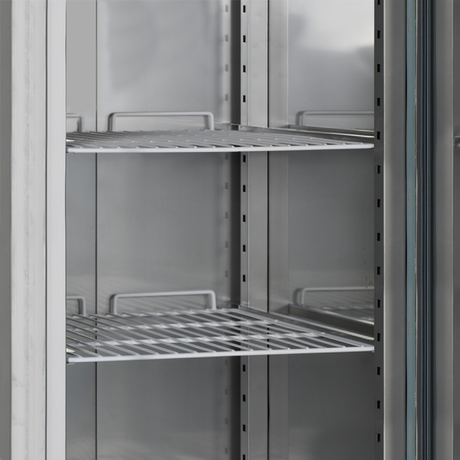 Gewerbekühlschrank – 2 Glastüren – 1325 L – 1480×850×2010 mm – SS 304 - Detail