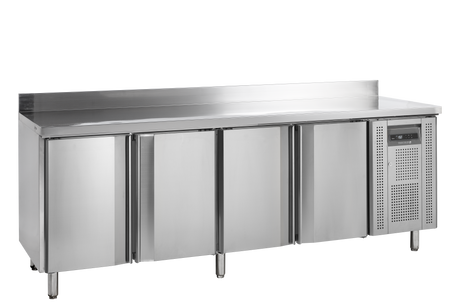 Kühltisch – 4 Türen – 460 L – 2230×600×925 mm – SS 304 - Produktansicht