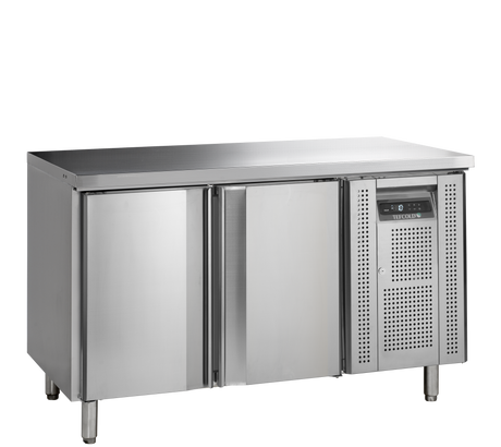 Tiefkühltisch – 2 Türen – 272 L – 1360×700×880 mm – SS 304 - Produktansicht