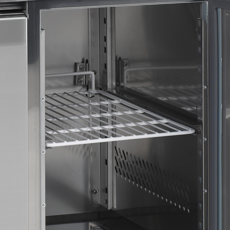 Tiefkühltisch – 2 Türen – 272 L – 1360×700×880 mm – SS 304 - Detail