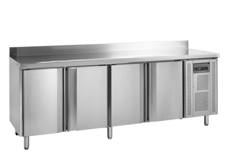 Tiefkühltisch – 4 Türen – 533 L – 2230×700×980 mm – SS 304 - Produktansicht